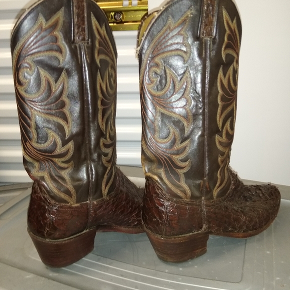 Western Cowboy boots, by Dan Post. Have been resoled and also the heels, - Picture 2 of 8